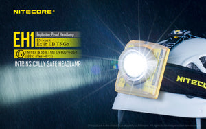 Nitecore EH1 Explosion-proof Cree XP-G2 S3 260Lm Smart Charging LED Headlamp